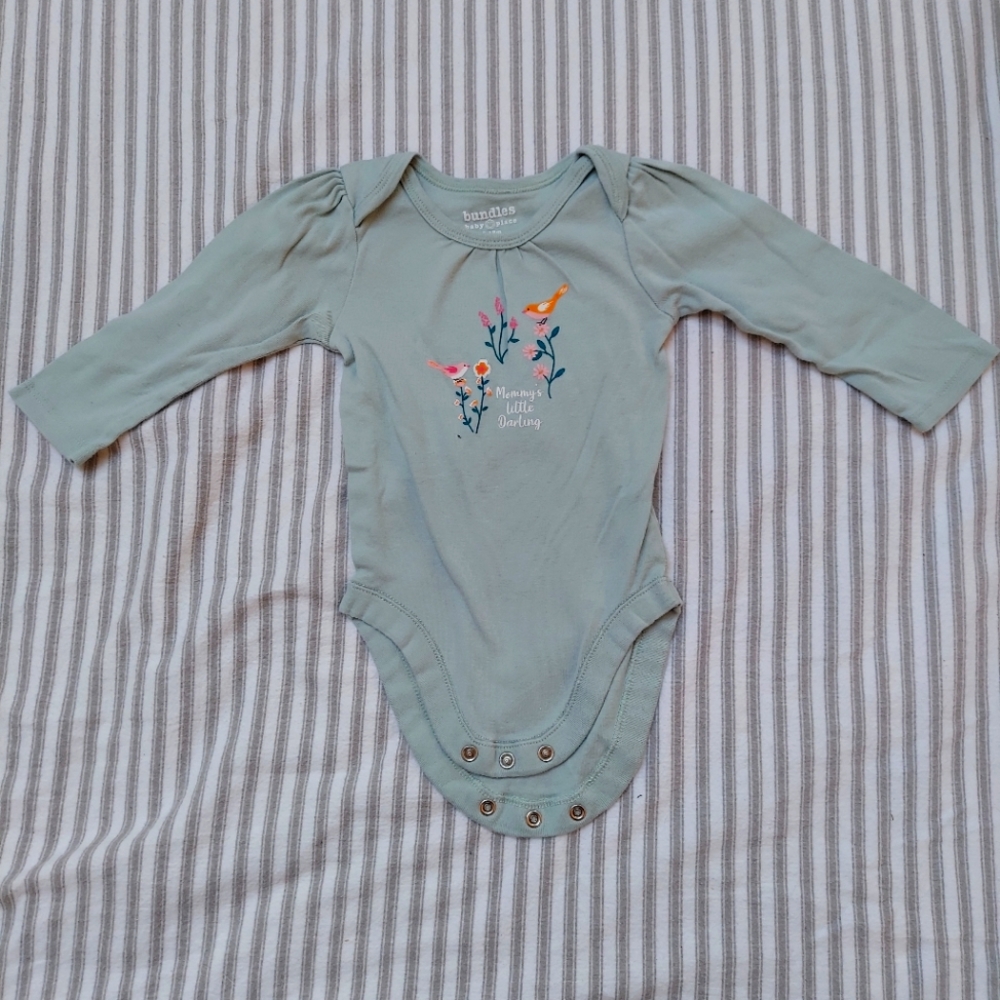 9-12M long sleeve onesie